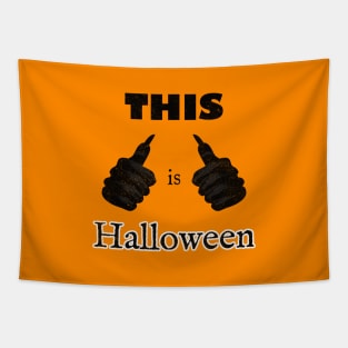 This is Halloween Funny Grunge Tapestry