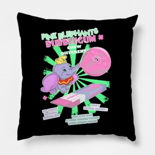 Pink Elephants Bubblegum Pillow