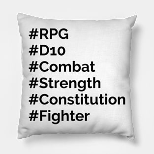 Fighter hashtag Pillow