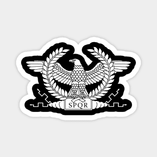 Roman White Eagle Magnet