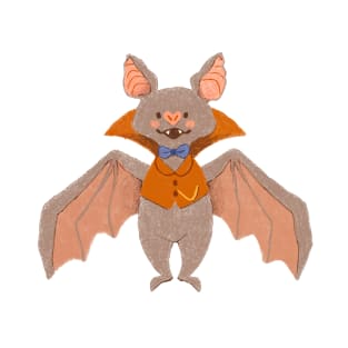 Vampire Bat in a Dracula Costume T-Shirt