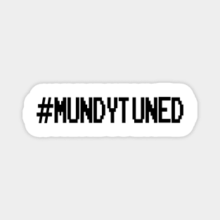 #MundyTuned Black Logo Magnet