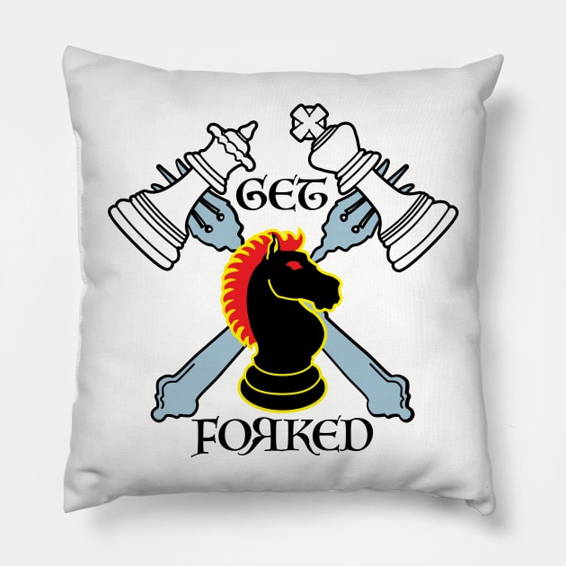 GET FORKED black wins Pillow by PeregrinusCreative