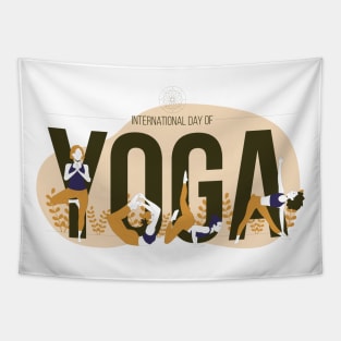 International Day of Yoga Tapestry