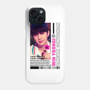 Kpop Designs Suga BTS Phone Case