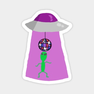 Alien Dance Party Magnet