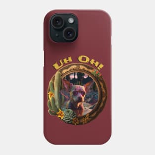 Uh Oh! Chihuahua in a Bit of a Pickled! Phone Case