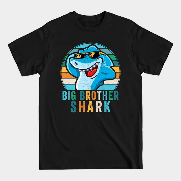 Disover Funny Big Brother Shark Gift Best Son Ever Fish Lovers - Big Brother Shark - T-Shirt