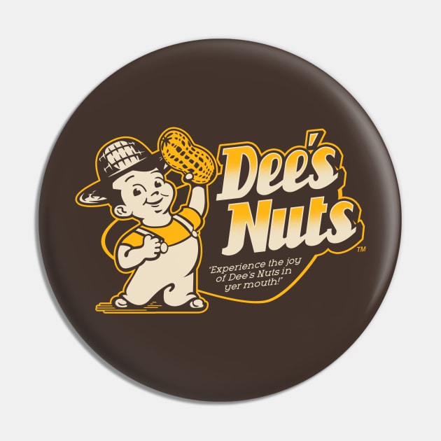 DEE'S NUTS 2.0 Kerzilla Pin TeePublic