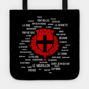 Toulon districts emblem red Tote