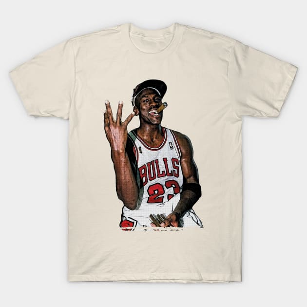 Michael Jordan Drawing Vintage Halftone