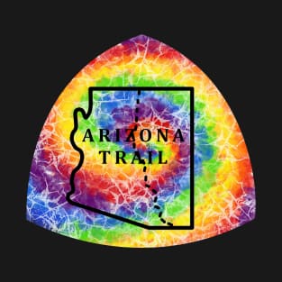 Arizona Trail National Scenic Trail long distance hiking trail tie dye T-Shirt