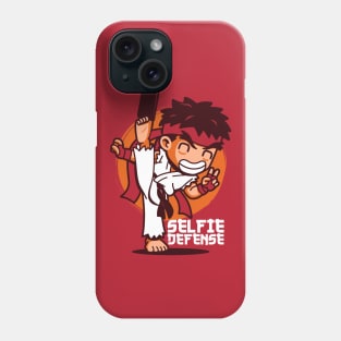 Selfie Defense Funny Cute Millennial Kawaii Gift For Martial Artists Phone Case