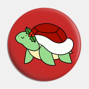 Holly Turtle Pin