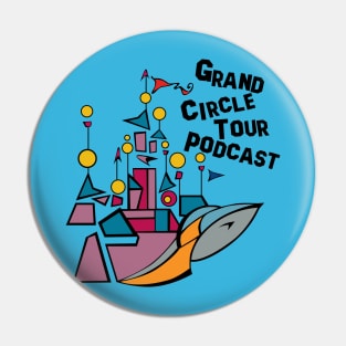 GCT Podcast Mask Blue Pin