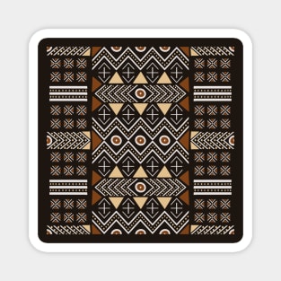African tribal mudcloth Magnet