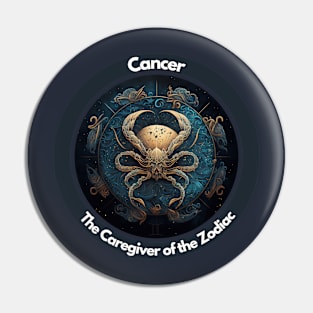 Cancer Zodiac Pin