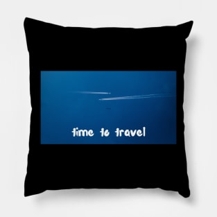 Time to Travel Pillow