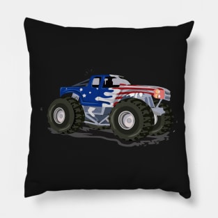 monster Truck Pillow