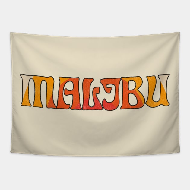 Malibu California Retro Colorway Tapestry by darklordpug