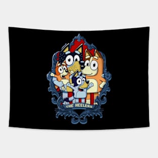 bluey happy fams Tapestry