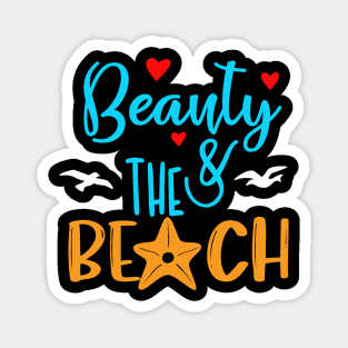 Beauty And The Beach Magnet