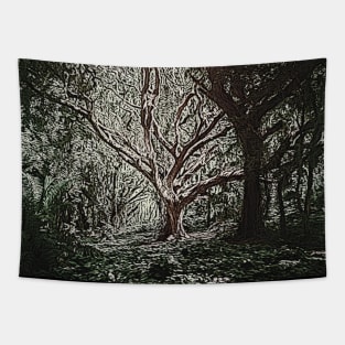 Wyrd Tree Painting Tapestry