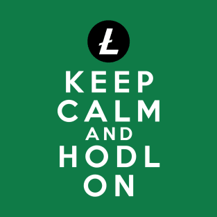 Keep calm and HODL Litecoin LTC T-Shirt