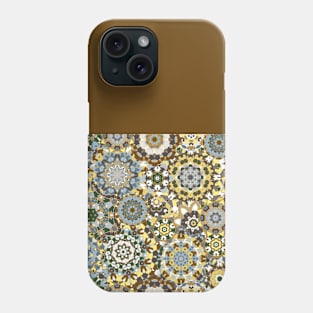 Seamless pattern with floral mandala Phone Case