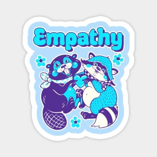 Empathy - Purple/Blue with white background Magnet