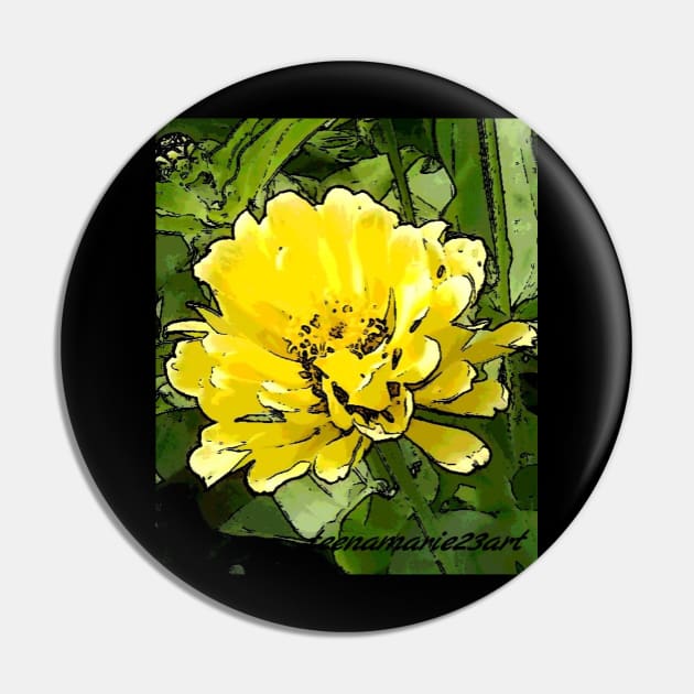 Flower Pin by teenamarie23art