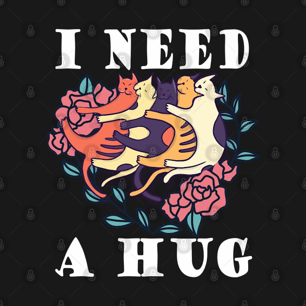 Cat love cats I need a hug! - I need a hug by MzumO