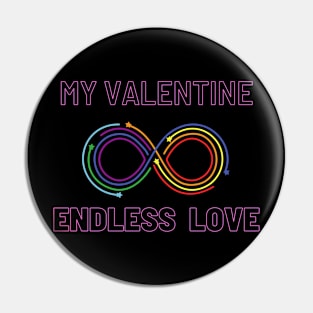 Infinity Valentine Pin