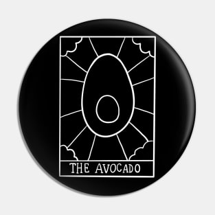 Avocado Tarot Card Pin