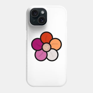 Lesbian flower Phone Case