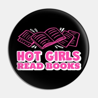 HOT Girls Read Books Lover Pin