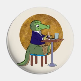 Just a Liti-Gator Pin