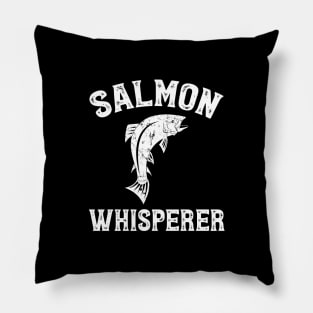 Salmon whisperer Pillow