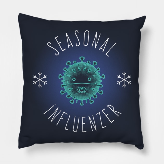 Seasonal Influenzer Pillow by DiegoPedauye