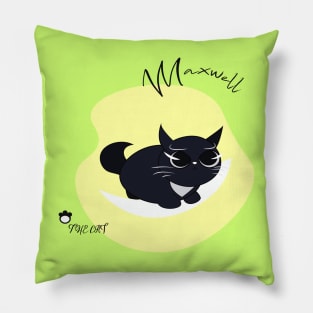 Maxwell the cat meme anime version Pillow