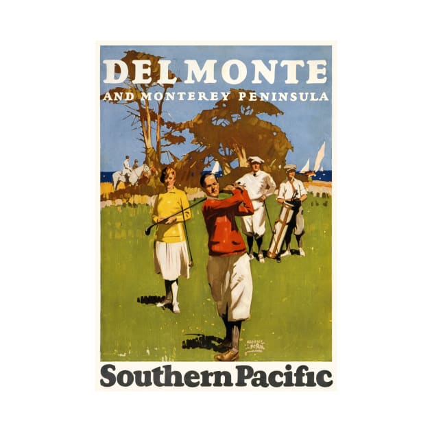 Del Monte and Monterey Peninsula Vintage Poster 1927 by vintagetreasure
