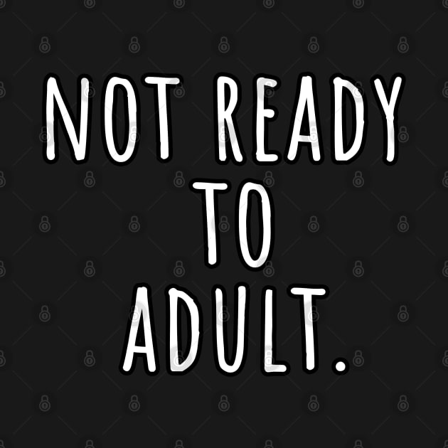 Not ready to adult by Pakanese_Art