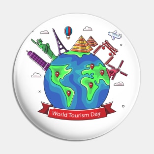 World Tourism Day Pin