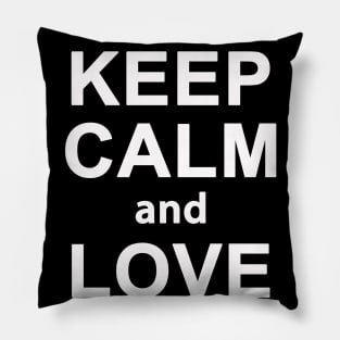 Keep Calm And Love Tiger Costume Gift Pillow