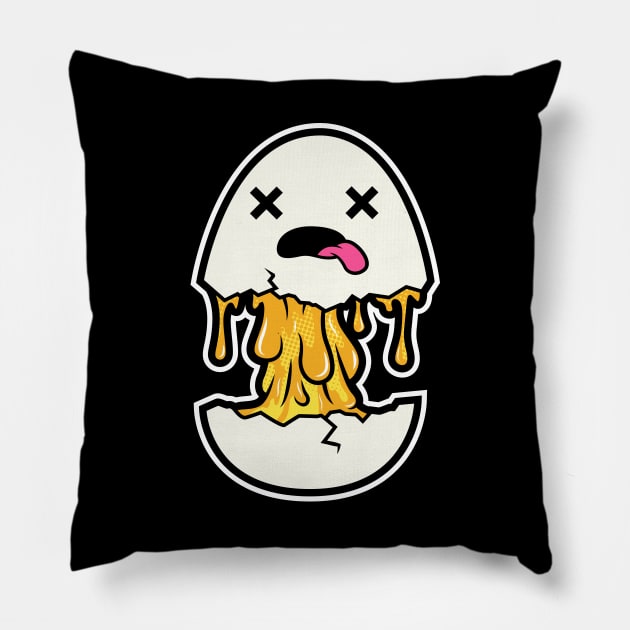 DEAD EGG Pillow by janlangpoako