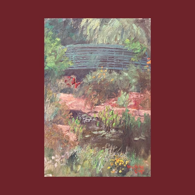 Water Under The Bridge Oil Painting by Gallery Digitals