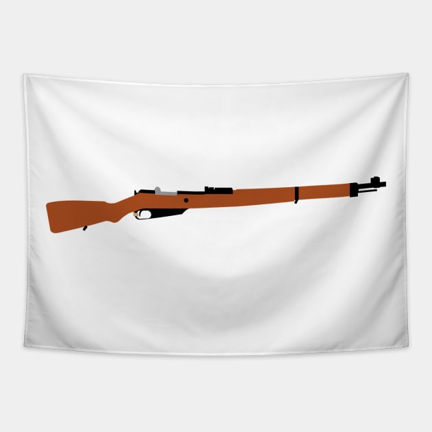 Finnish M39 Mosin Nagant M39 Historical Finnish model 1939 service rifle Tapestry by FOGSJ