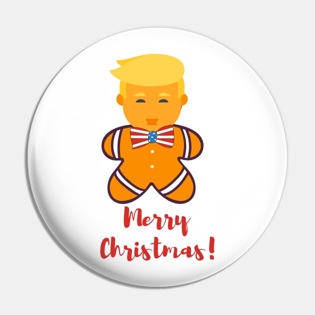 Donald Trump Gingerbread Pin by JessyCuba