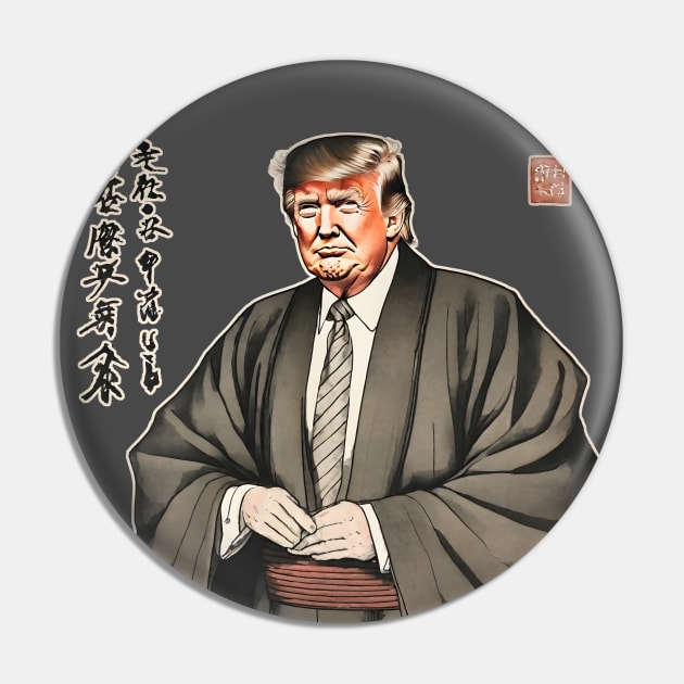 Japanese Trump Pin by BoombasticArt