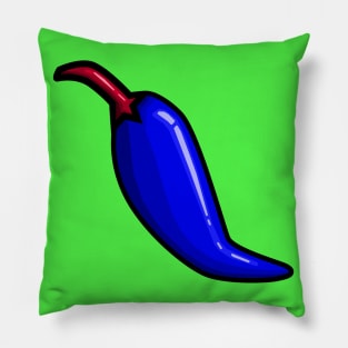 Spicy Blue Pepper Pillow